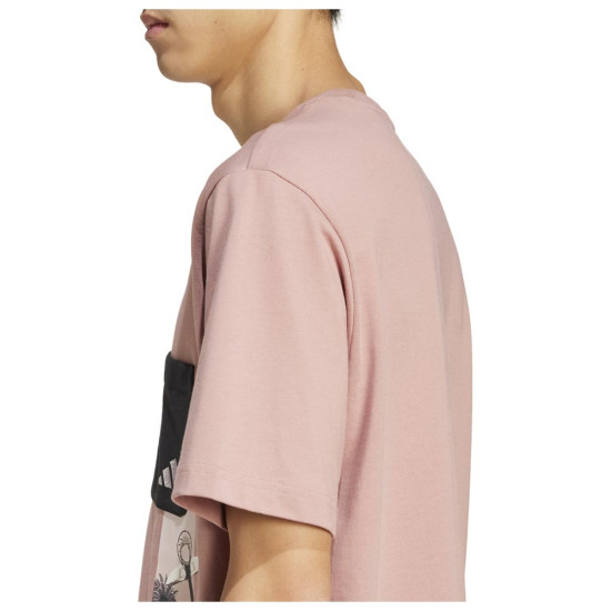 Adidas Ανδρική κοντομάνικη μπλούζα Lens Elevated Pocket Graphic Tee